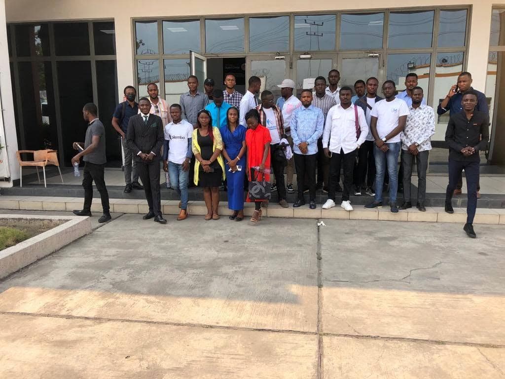 Workshop participants at the Orange Digital Center