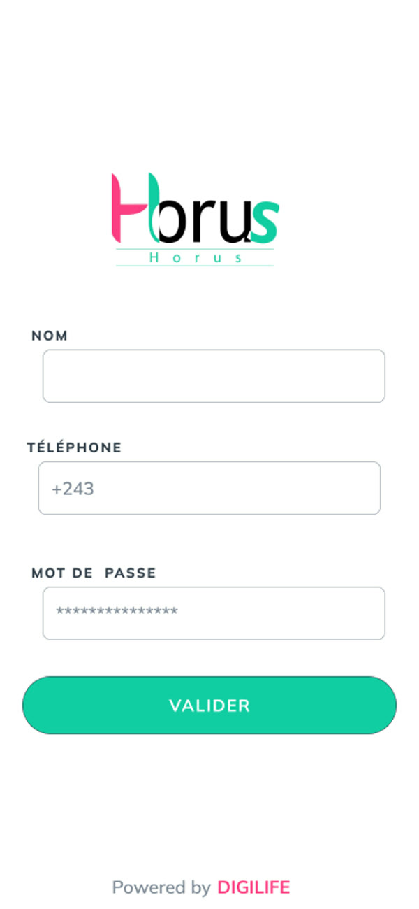 HORUS — Sign-in