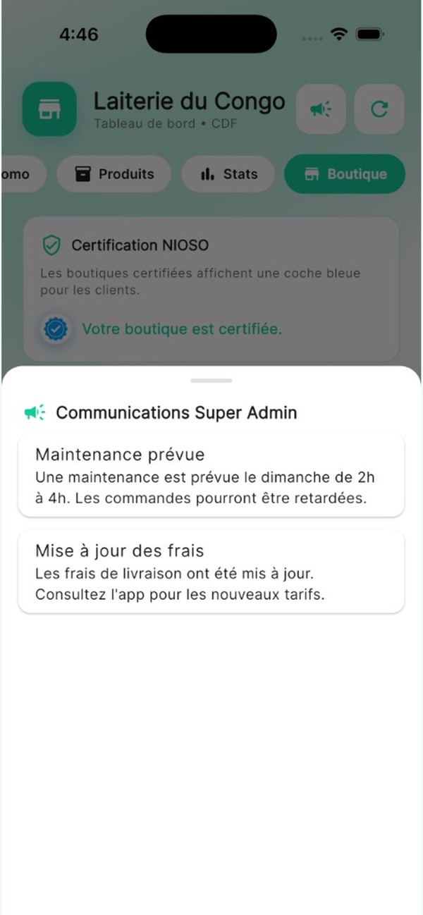 NIOSO — NIOSO Marchand — store management