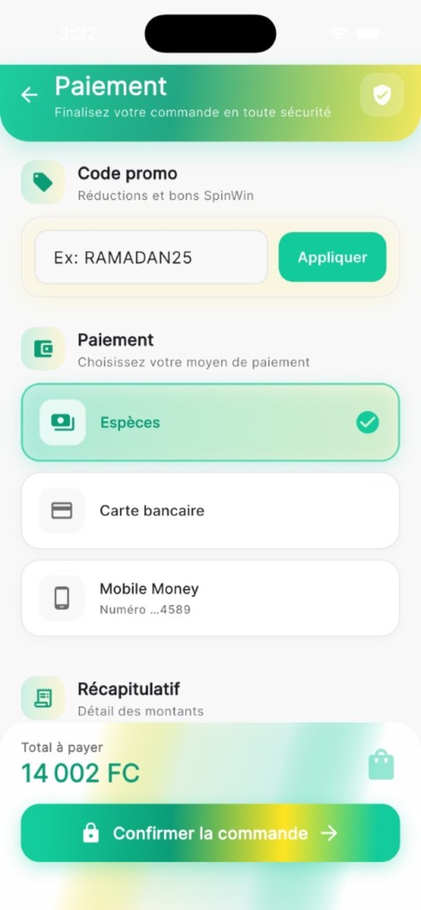 NIOSO — Customer app