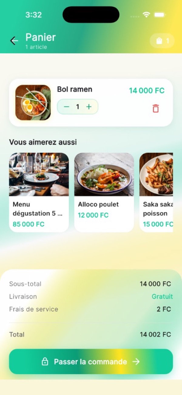 NIOSO — Customer app
