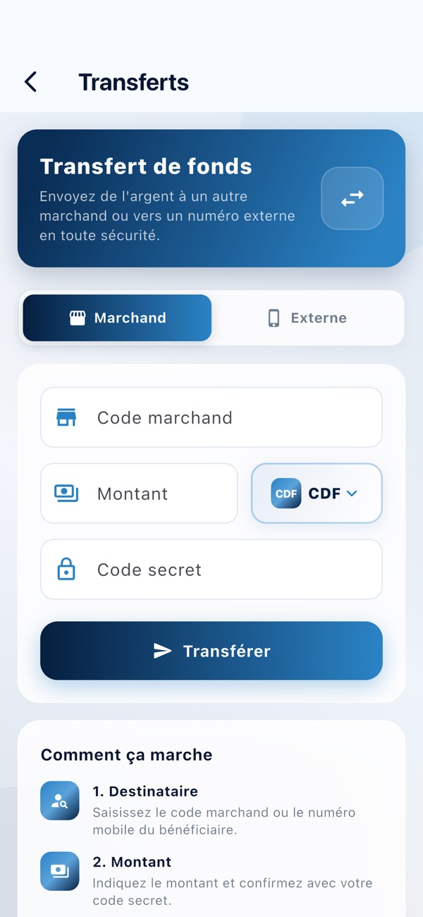 SimplyPaye — Application marchande