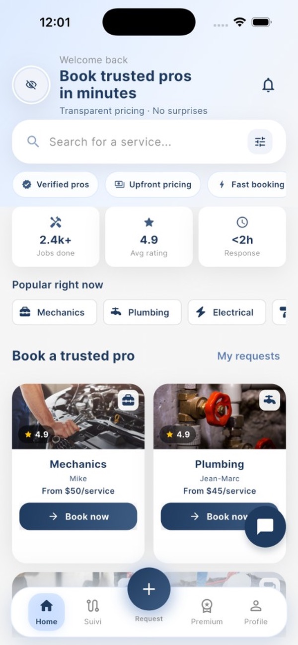 Walta Services — Application Walta